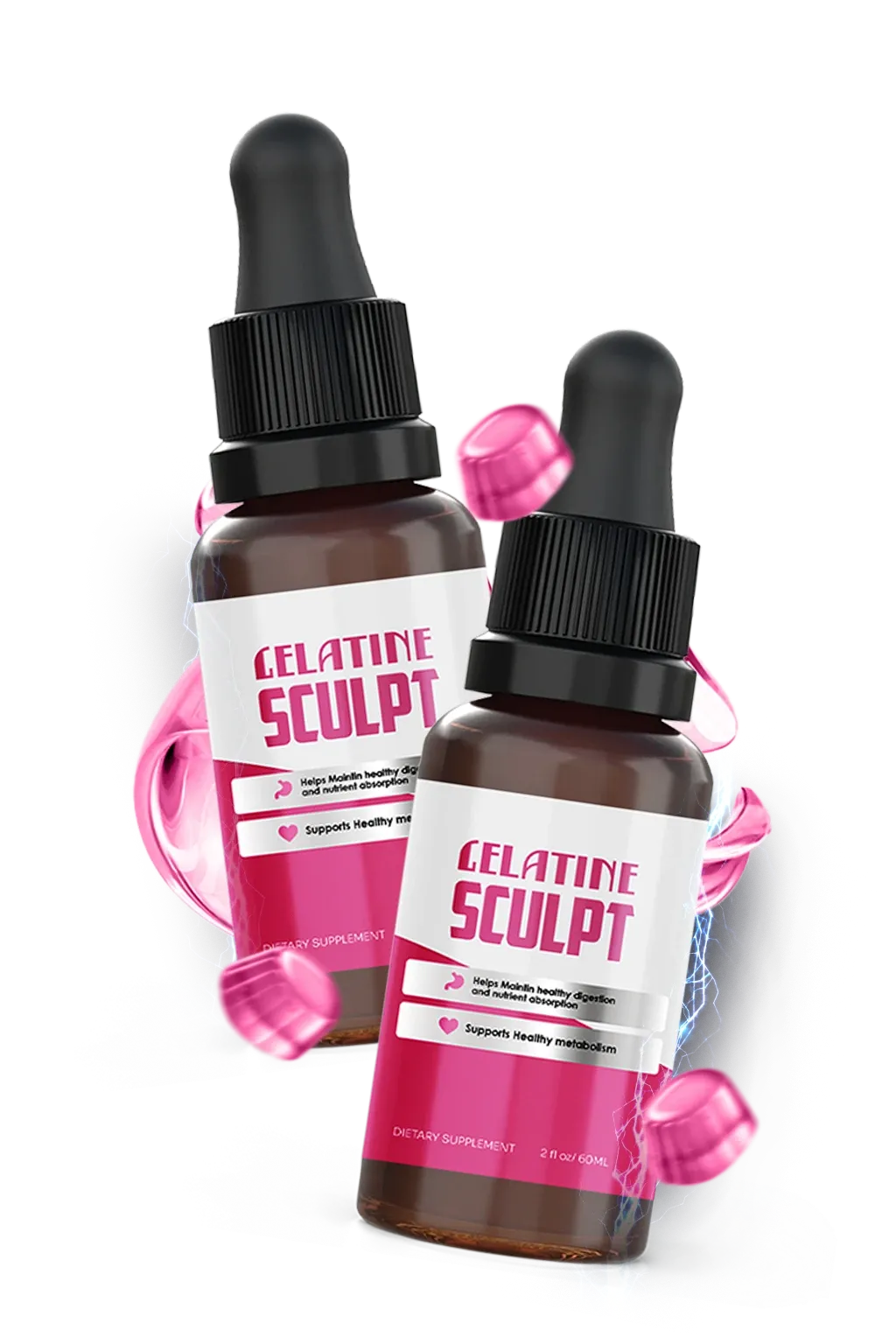 Gelatine Sculpt bottles